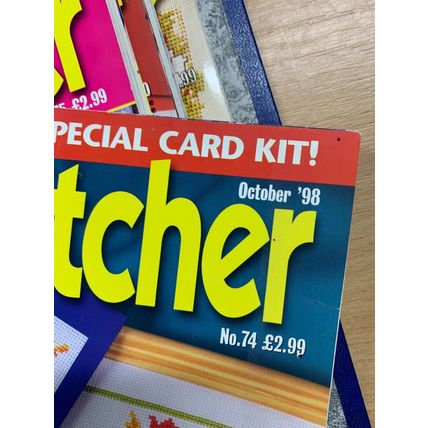 12 x 1998 CROSS STITCHER MAGAZINES IN NEEDLECRAFT BINDER (P14)