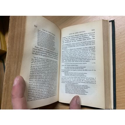 1834 "PROSE WORKS OF SIR WALTER SCOTT - LIFE OF DRYDEN" VOL 1 ANTIQUE BOOK (P3)