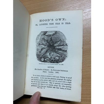 RARE* 1870 "THE WORKS OF THOMAS HOOD" VOLUME 3 ANTIQUE BOOK (P4)