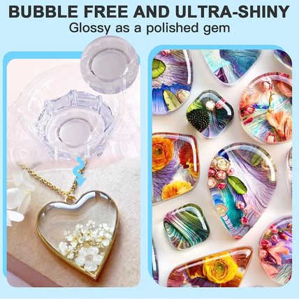 Jdiction UV Resin, 500G Upgrade Ultraviolet Epoxy Resin Crystal Clear Hard Glue