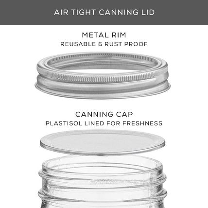 Joyjolt 8 Oz Mason Jars with Lids, Labels and Measures! 6-Pack Regular Mouth Mas