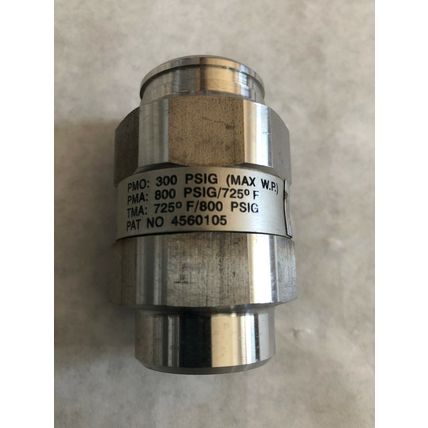 NEW Spirax Sarco 1/2" DTS300 Thermostatic Steam Trap 300 Psi Stainless NPT,BM