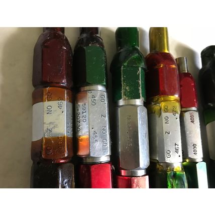 LOT PLUG GAGE GO NOGO VAN KEUREN .471,473,464,469,4030,4035,483,488,450,4  67,ES
