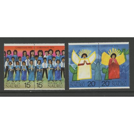 Nauru 147a/149a (146-149), 1976 Christmas, VF, MNH (NAU454)
