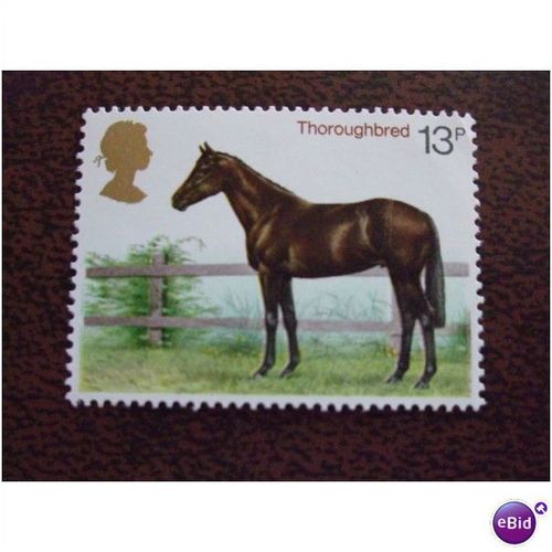 1978 GB Horses Thoroughbred unused mint stamp SG1066