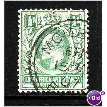 East Africa & Uganda 1904 SG 17 1/2 a grey green fine used