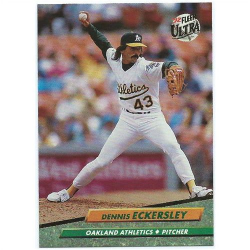 1992 Fleer Ultra - #421 - Dennis Eckersley