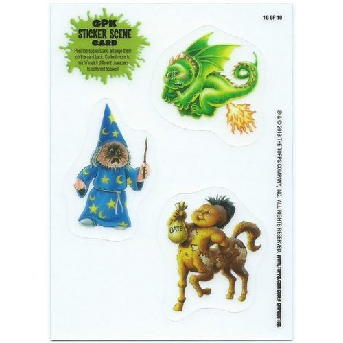 2013 Garbage Pail Kids Series 3 Sticker Scene - 10 of 10 - Fantasy