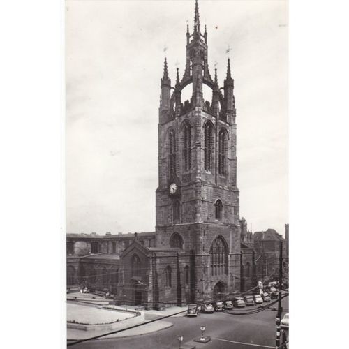 Exterior Cathedral Church of St Nicholas Newcastle Northumberland Postcard Nbl7
