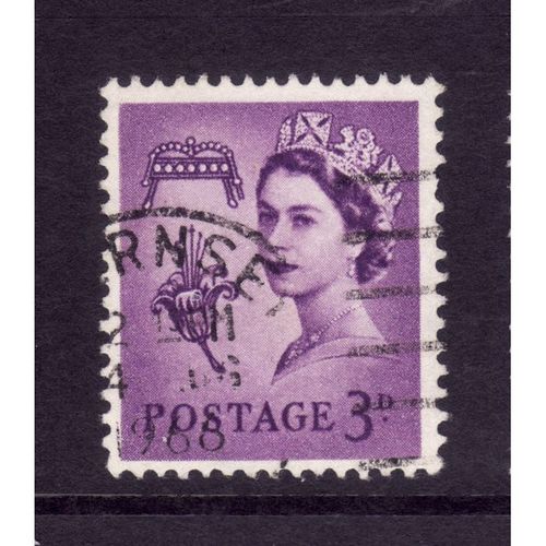 GREAT BRITAIN GUERNSEY 1958 SG 7 3d LILAC FINE USED