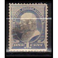 Used 212 1c Benjamin Franklin Fine RA0477