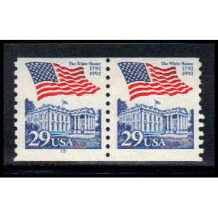 2609 29c U.S. Flag Over White House Fine MNH CNP Left 12 PA1478