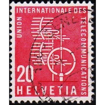 Switzerland. 1958 20c S.G.LT4 Used