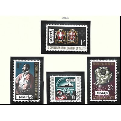 Malta Stamps Scott #387 To 390, Used