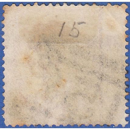 GB QV 1874 3d ROSE PLATE 15 EE SG143 GU GLASGOW SCOTLAND 159