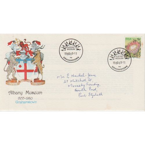 South Africa 1980 Albany Museum Special Cover see other listings