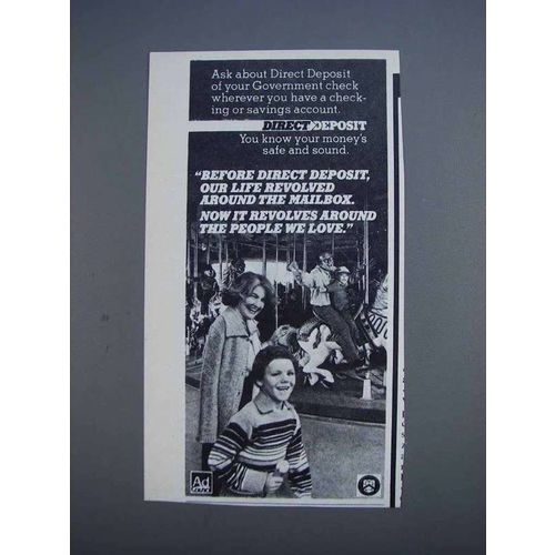 1980 Direct Deposit Ad - Our Life Revolved Around