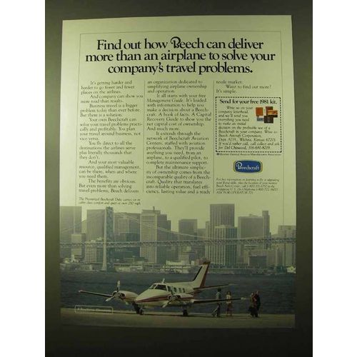 1981 Beechcraft Duke Airplane Ad - Solve Problems