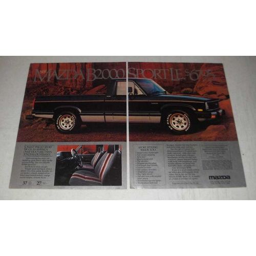 1984 Mazda B2000 Sport LE Pickup Truck Ad