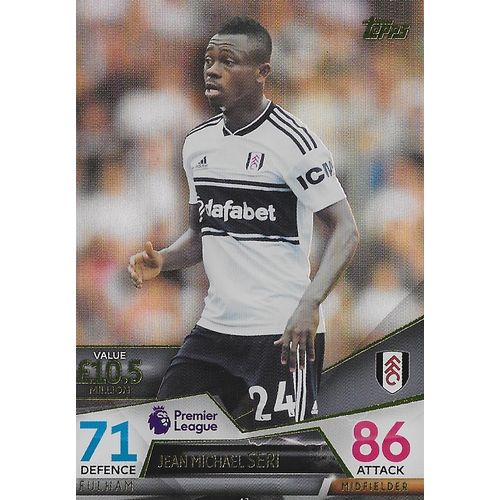 Match Attax Ultimate 2018/19 Cards: Fulham - Midfielder, Seri