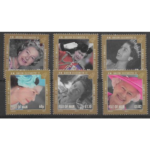 IOM 2012 M/M 'DIAMOND JUBILEE' (6v) (EBID58-308)