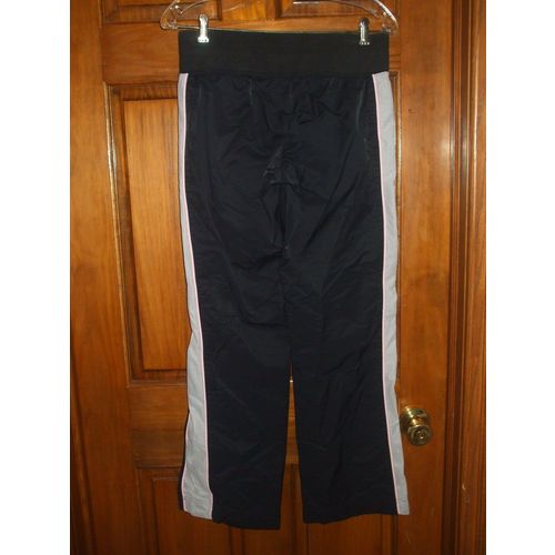 Nike Black w/Pink & White Trim Athletic Pants - Size S (4-6)