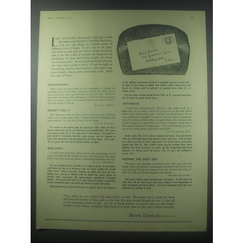 1954 Hovis Limited Bread Ad - Las Autumn