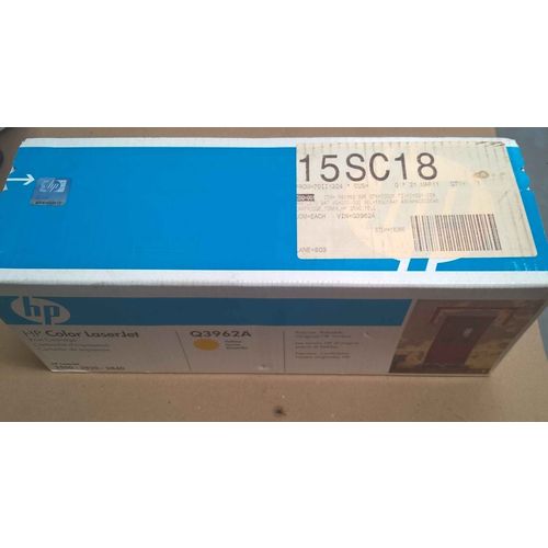 NEW HP Q3962A Yellow Genuine Toner Cartridge New Sealed 2550/2820/2840 OEM