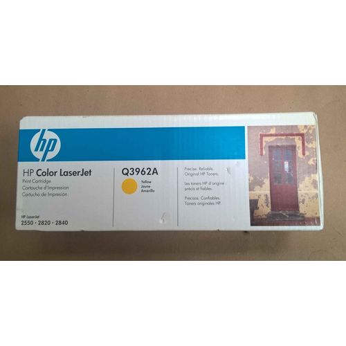 NEW HP Q3962A Yellow Genuine Toner Cartridge New Sealed 2550/2820/2840 OEM