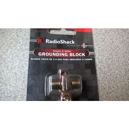 Brand New RadioShack 2.4GHz Single Grounding Block #15-923 1500923