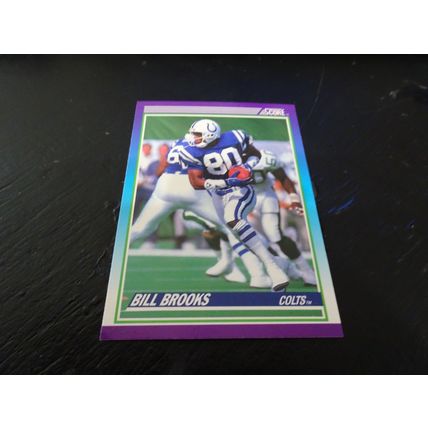 1990 Score Football Card # 168 Bill Brooks Excellent-Mint (6) Indianapolis Colts