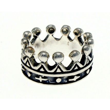 Wide Tiara Queen King Royal Crown Band Ring New Real Solid 925 Sterling Silver