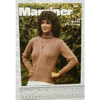 Vintage: Marriner 1904 waistcoat and sweater, 4 ply