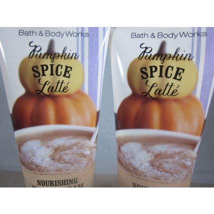 2 Bath & Body Works Nourishing Hand Cream shea vit e Pumpkin Spice Latte