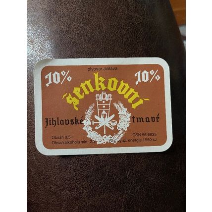 Older Czechoslovakian Beer Label 33