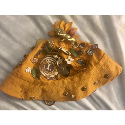 1966 Lions Club International Convention Hat with 64+ pins