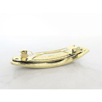Silver or bronze gold celtic metal viking trinity knot clip barrette