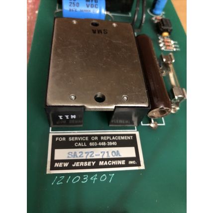 NEW NEW JERSEY SA272-710A MACHINE PC BOARD , CY
