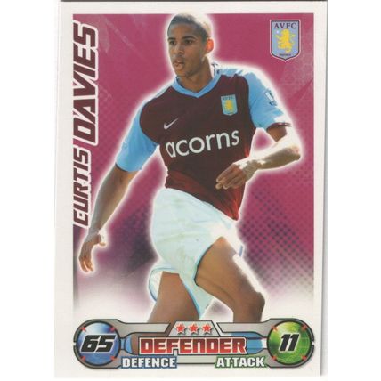 Match Attax 2008/2009 Curtis Davies Aston Villa