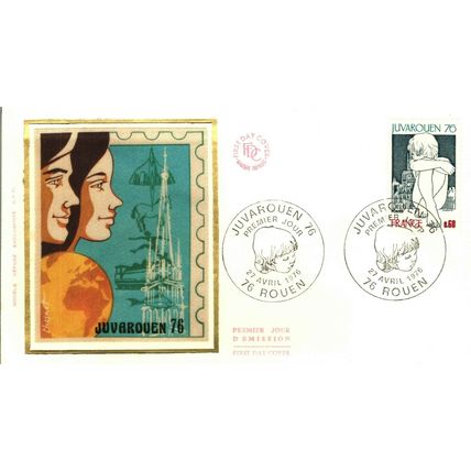 1976 Juvarouen, Rouen Postmark, France, FDC