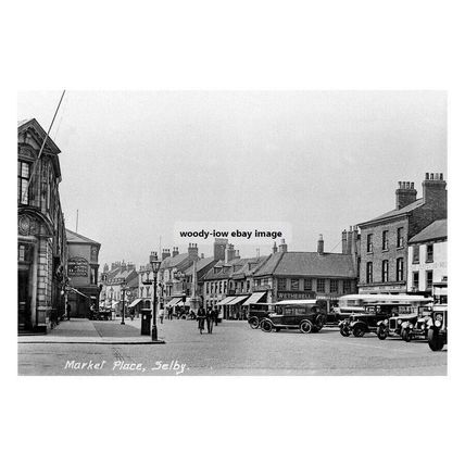 pt0624 - Market Place , Selby , Yorkshire - print 6x4