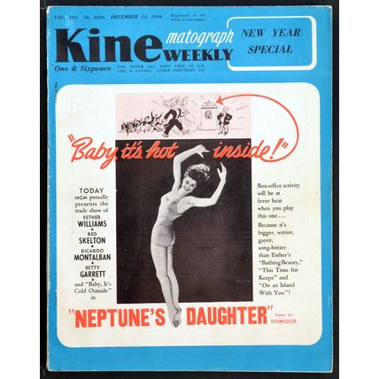 KINE WEEKLY 1949 Story of Molly X, Pinky, Treasure Island UK MAGAZINE