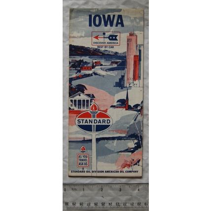 1966 Standard Oil map - Iowa