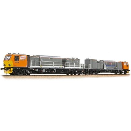Bachmann 31-579 Windhoff MPV 2-Car Set Network Rail Orange - NEW