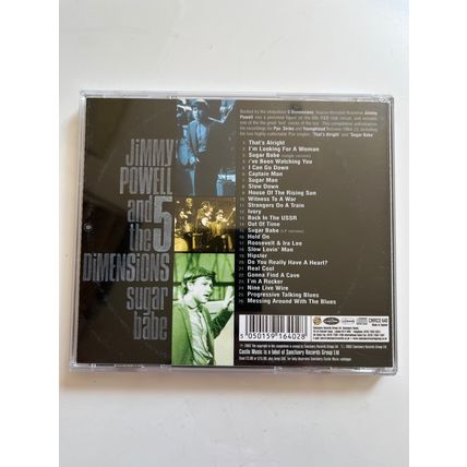 JIMMY POWELL AND THE 5 DIMENSIONS - SUGAR BABE (UK AUDIO CD, 2003)