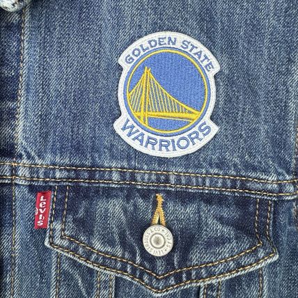 Levi’s NBA Golden State Warriors Trucker Jacket Women’s XXL Rare Limited Edition