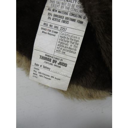 An Original THING by JUDD Vintage Stuffed Animal Plush Throw Pillows Dog Bear