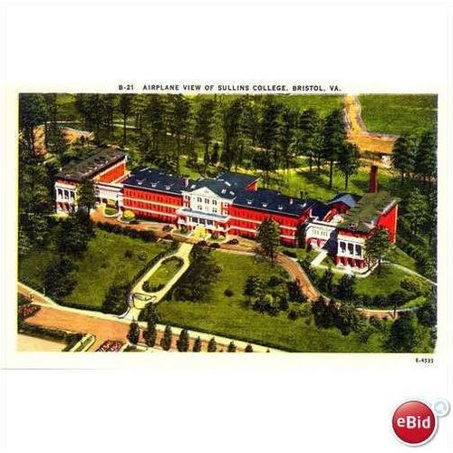 1940's Aerial of Sullins College, Bristol, Virginia