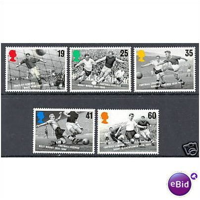 GB 1996 European Football Championship Unmounted Mint 2 SG1925-1929