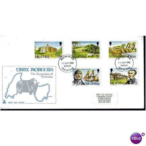 1980 ' KERMODE FAMILY IN TASMANIA COMMEMORATION ' FDC ( EBID310 )